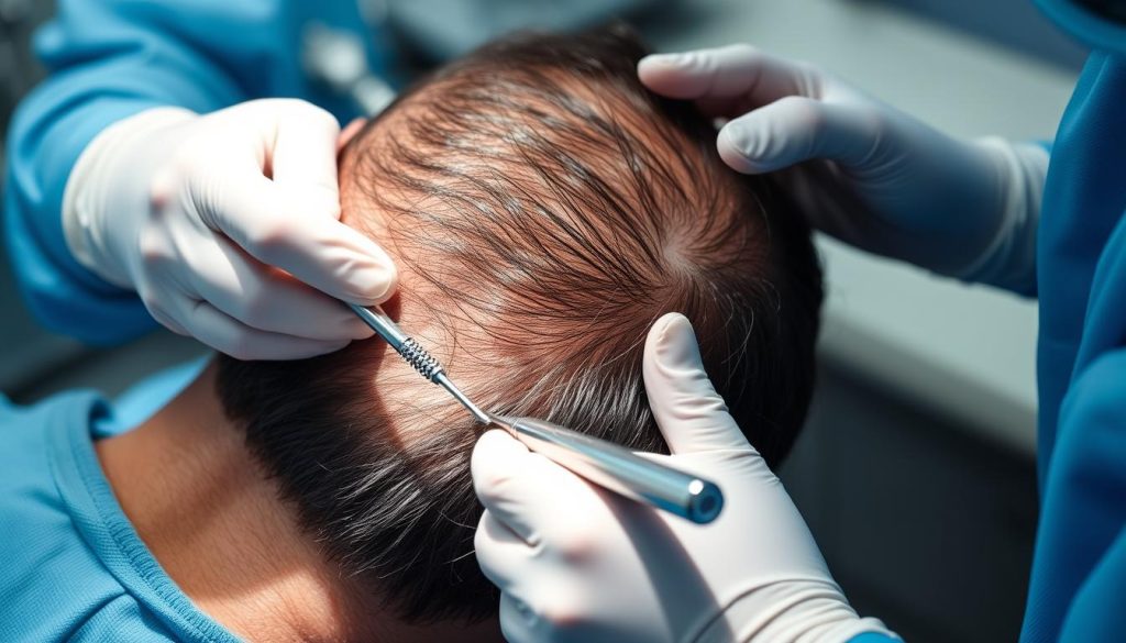 FUE hair transplant procedure