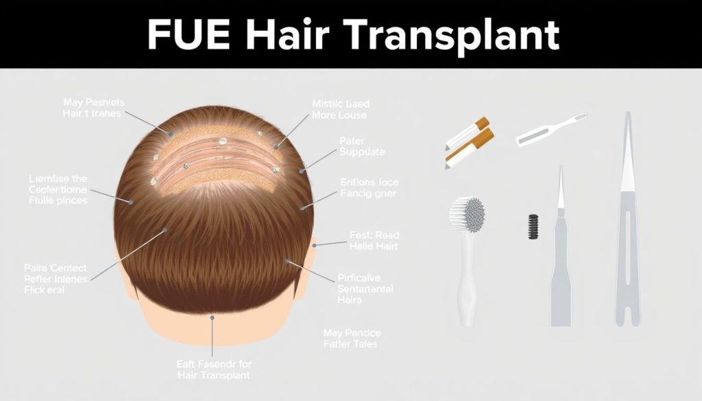 FUE hair transplant procedure