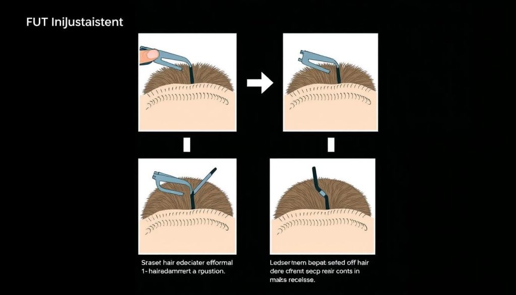 FUT hair transplant procedure