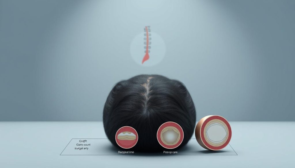 Hair transplant cost breakdown.