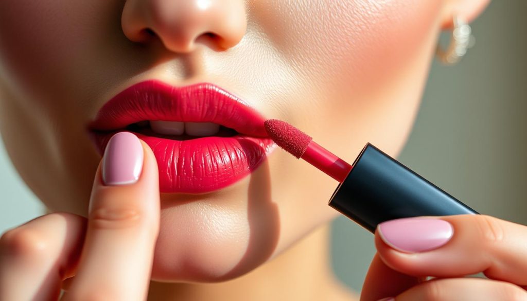 Korean lip tint gradient