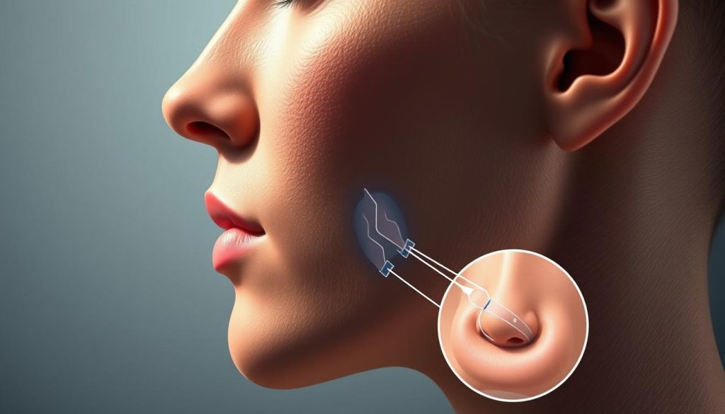 Nose Lift Surgery Illustration