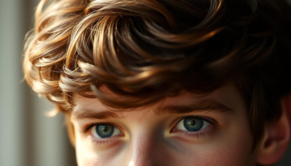 andrew garfield hair
