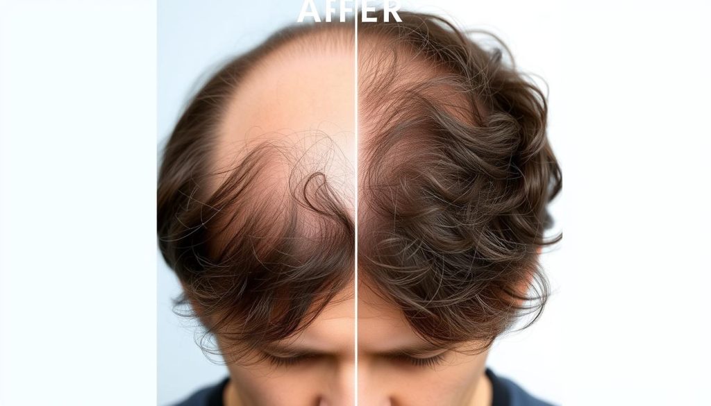 before and after hair transplant results