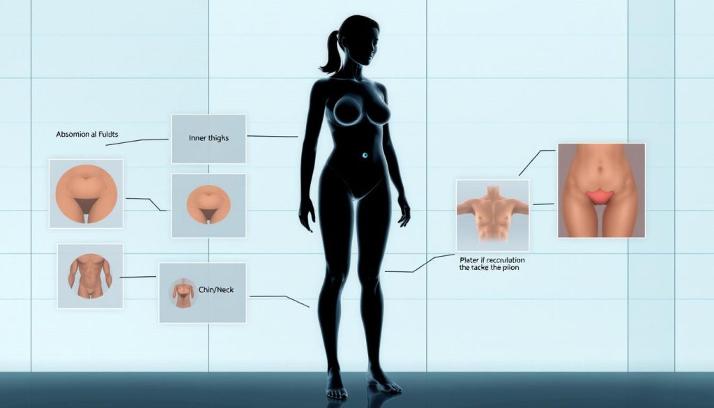 body areas treated with liposuction body areas treated with liposuction