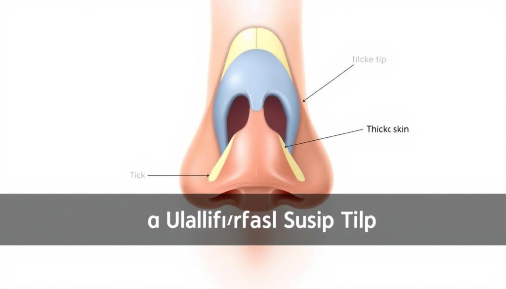 bulbous nasal tip causes