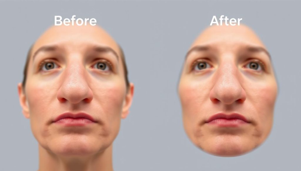 bulbous nose tip surgery