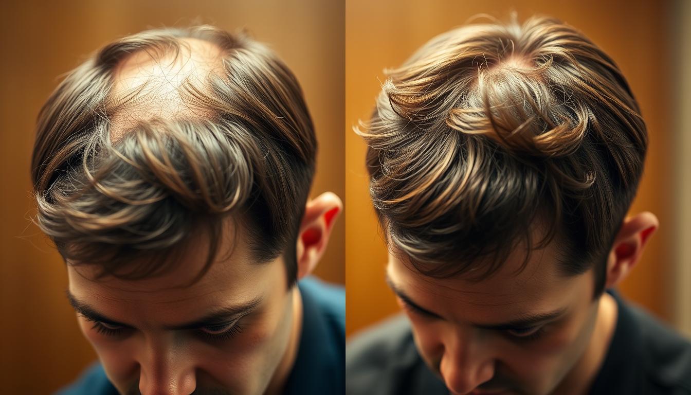 celebrity hair transplant before and after