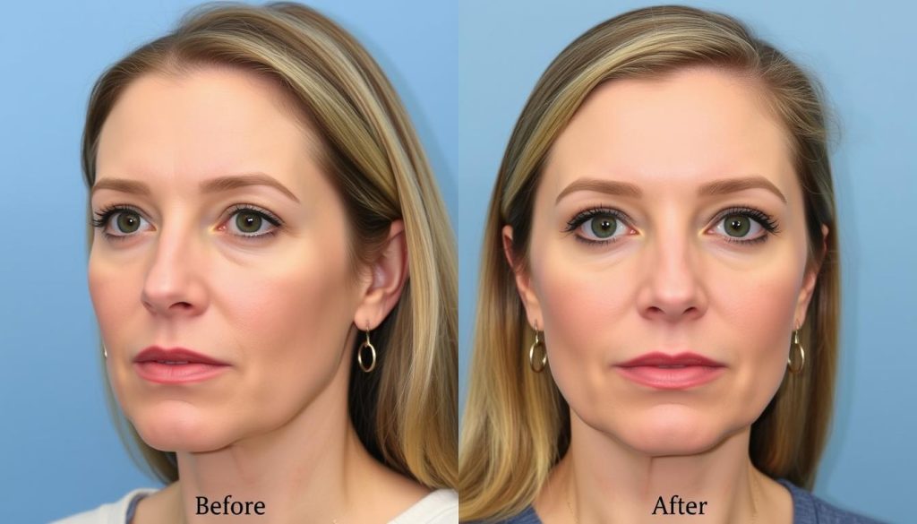 chin reduction surgery before and after