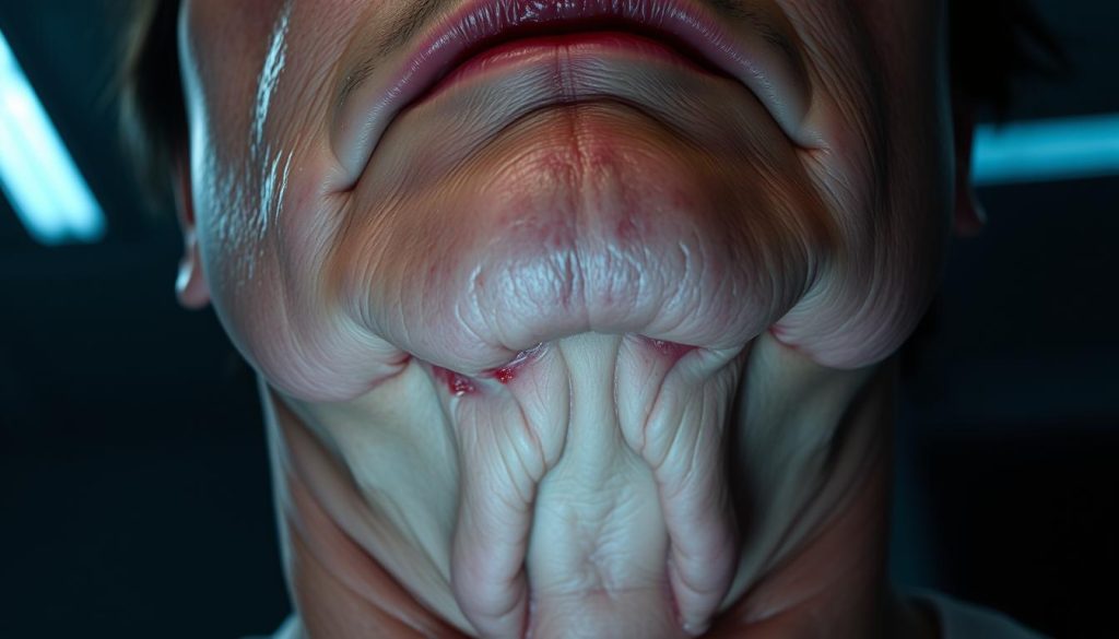 double chin surgery complications