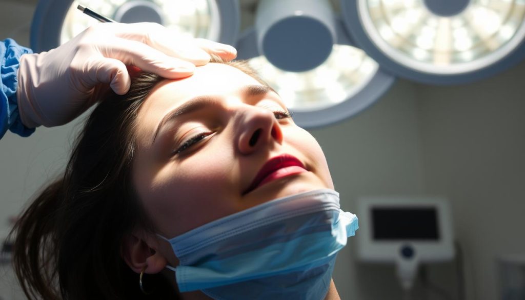 forehead lift surgery