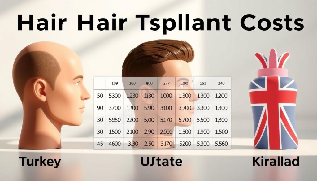 hair transplant cost comparison