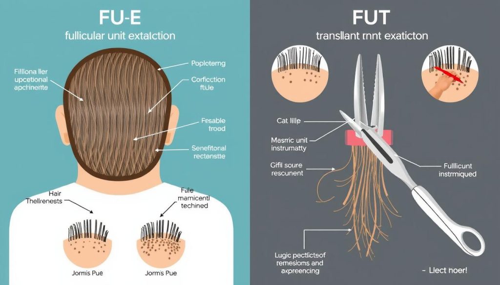 hair transplant procedure types