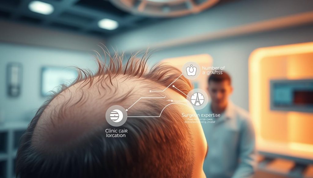 hair transplantation cost factors