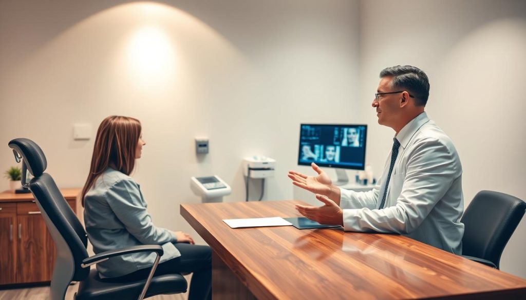 plastic surgery consultation