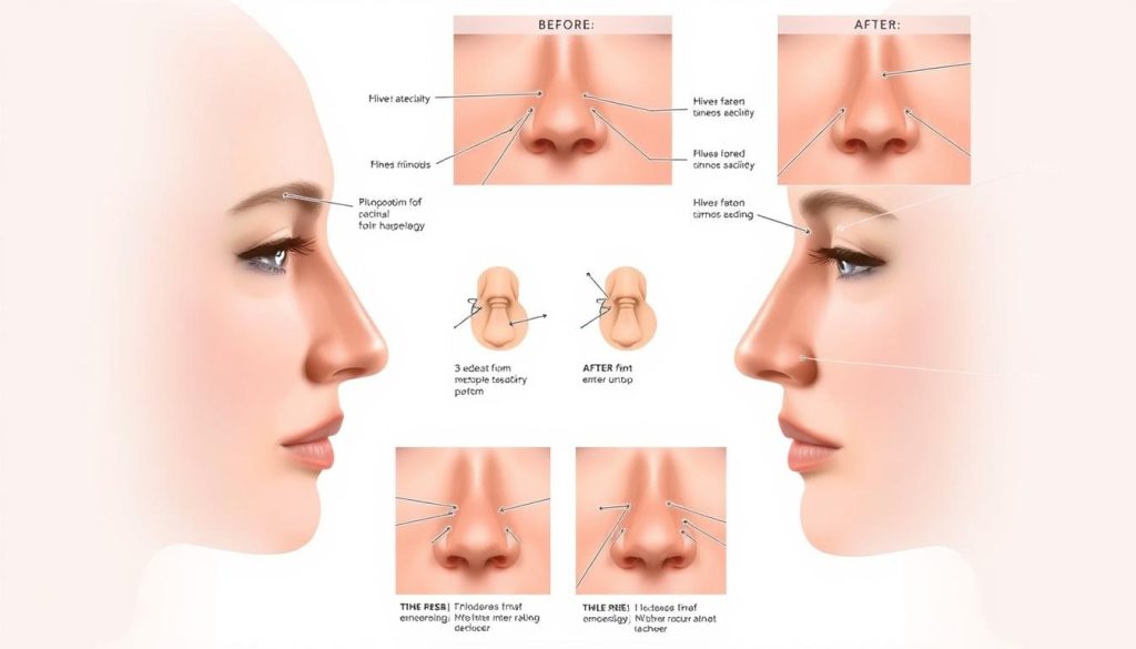 types of rhinoplasty procedures